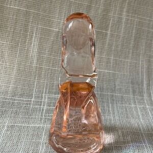Mosser Glass Jenny Doll Twilight Hunter Pink Art Glass Figurine‎ Vintage 1980 4"